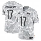 men's & youth Washington Commanders 17 Terry McLaurin Jersey 2024 Arctic Salute To Service Football