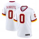 men's & kids Washington Commanders 0 Mike Sainristil Jersey White FUSE Limited Football Player Game