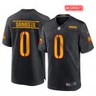 women's Washington Commanders 0 Mike Sainristil Jersey Black F.U.S.E Limited Football Player Game