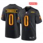 women's Washington Commanders 0 Mike Sainristil Jersey Black F.U.S.E Limited Football Player Game