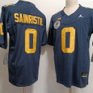men's & youth Michigan Wolverines 0 Mike Sainristil Jersey Navy White Rose Bowl Patch Football Game
