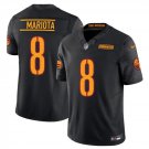men's & kids Washington Commanders 8 Marcus Mariota Jersey Black FUSE Limited Football Player Game