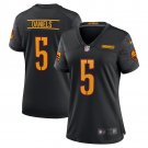 women's Washington Commanders 5 Jayden Daniels Jersey Black F.U.S.E Limited Football Player Game