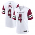men's & kids Washington Commanders 4 Frankie Luvu Jersey White F.U.S.E Limited Football Player Game