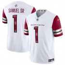 men's & kids Washington Commanders 1 Deebo Samuel Sr Jersey White F.U.S.E Limited Football Game