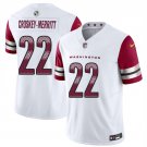 men's & kids Washington Commanders 22 Jacory Croskey-Merritt Jersey White F.U.S.E Limited Football