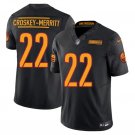 men's & kids Washington Commanders 22 Jacory Croskey-Merritt Jersey Black F.U.S.E Limited Football