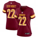 women's Washington Commanders 22 Jacory Croskey-Merritt Jersey Burgundy F.U.S.E Limited Football