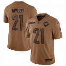 men's & youth Washington Commanders 21 Sean Taylor Jersey 2023 Brown Salute To Service Football