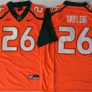 men's & youth Miami Hurricanes 26 Sean Taylor Jersey Orange College Football Retired Player