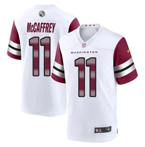 men's & kids Washington Commanders 11 Luke McCaffrey Jersey White F.U.S.E Limited Football Game