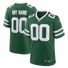 men's & kids New York Jets 00 Custom name number Jersey Green F.U.S.E Limited Football Player Game