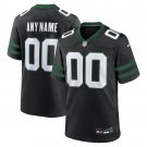 men's & kids New York Jets 00 Custom name number Jersey Black F.U.S.E Limited Football Player Game