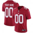 men's & kids New York Giants 00 Custom name number Jersey Red F.U.S.E Limited Football Player Game