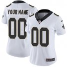 women's New Orleans Saints 00 Custom name number Jersey White F.U.S.E Limited Football Player Game