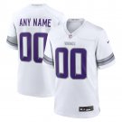 men's & kids Minnesota Vikings 00 Custom name number Jersey Alternate White F.U.S.E Football Game