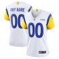 women's Los Angeles Rams 00 Custom name number Jersey White F.U.S.E Limited Football Player Game