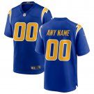 men's & kids Los Angeles Chargers 00 Custom name number Jersey Royal F.U.S.E Limited Football Game