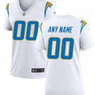 women's Los Angeles Chargers 00 Custom name number Jersey White F.U.S.E Limited Football Player Game