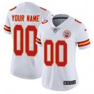 women's Kansas City Chiefs 00 Custom name number Jersey White F.U.S.E Limited Football Player Game