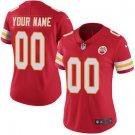 women's Kansas City Chiefs 00 Custom name number Jersey Red F.U.S.E Limited Football Player Game