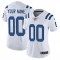 women's Indianapolis Colts 00 Custom name number Jersey White F.U.S.E Limited Football Player Game