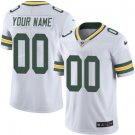 men's & kids Green Bay Packers 00 Custom name number Jersey White F.U.S.E Limited Football Game