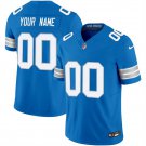 men's & kids Detroit Lions 00 Custom name number Jersey Blue F.U.S.E Limited Football Player Game
