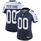 women's Dallas Cowboys 00 Custom name number Jersey Alternate Navy F.U.S.E Limited Football Game