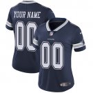 women's Dallas Cowboys 00 Custom name number Jersey Navy F.U.S.E Limited Football Player Game