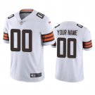 men's & kids Cleveland Browns 00 Custom name number Jersey White FUSE Limited Football Player Game