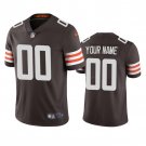 men's & kids Cleveland Browns 00 Custom name number Jersey Brown FUSE Limited Football Player Game