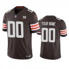 men's & kids Cleveland Browns 00 Custom name number Jersey Brown F.U.S.E Jim Memorial Patch