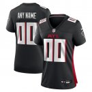 women's Atlanta Falcons 00 Custom name number Jersey Black F.U.S.E Limited Football Player Team Game