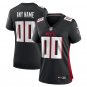 women's Atlanta Falcons 00 Custom name number Jersey Black F.U.S.E Limited Football Player Team Game