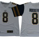 men's & youth California Golden Bears 8 Aaron Rodgers Jersey White College Limited Football Game