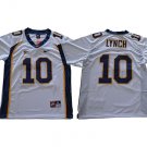 men's & youth California Golden Bears 10 Marshawn Lynch Jersey White College Limited Football Game