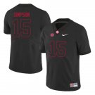 men's & youth Alabama Crimson Tide 15 Ty Simpson Jersey Black College Limited Football Player Game