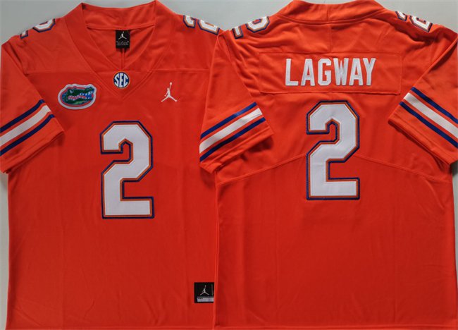 men's & youth Florida Gators 2 DJ Lagway Jersey Orange College Limited Football Player Team Game