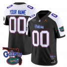 men's & youth Florida Gators 00 Custom name number Jersey Black White FUSE College Limited Football