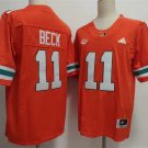 men's & youth Miami Hurricanes 11 Carson Beck Jersey Orange College Limited Football Player Game