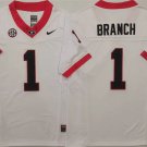 men's & youth Georgia Bulldogs 1 Zachariah Branch Jersey White F.U.S.E College Limited Football Game