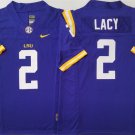 men's & youth LSU Tigers 2 Kyren Lacy Jersey Purple F.U.S.E College Limited Football Player Game