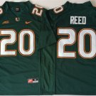 men's & youth Miami Hurricanes 20 Ed Reed Jersey Green College Limited Football Retired Player