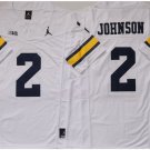 men's & youth Michigan Wolverines 2 Will Johnson Jersey White F.U.S.E College Limited Football Game