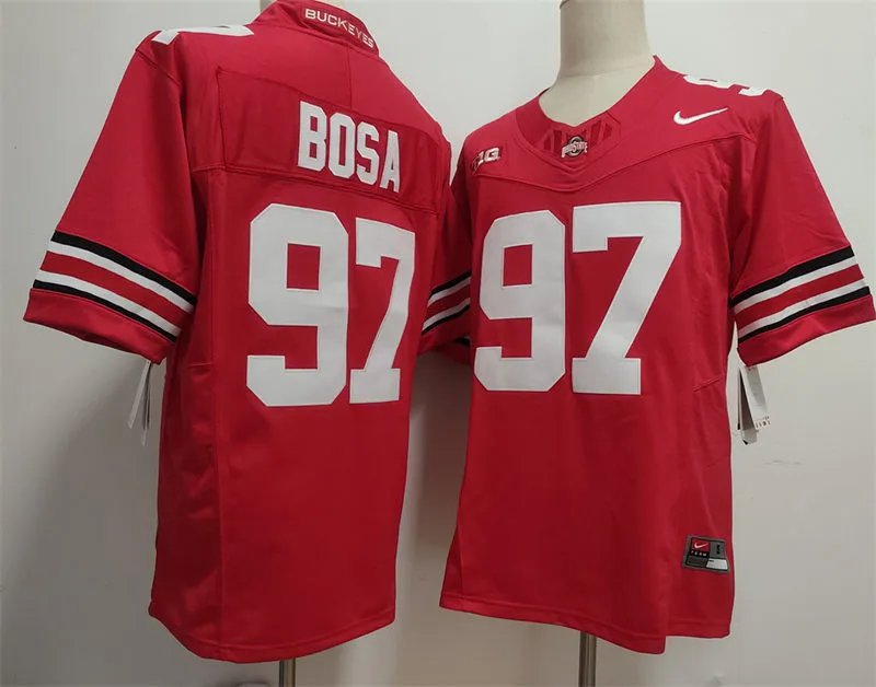 men's & youth Ohio State Buckeyes 97 Joey Bosa Jersey Red F.U.S.E College Limited Football Game