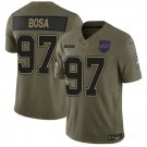 men's & youth Buffalo Bills 97 Joey Bosa Jersey Olive 2025 Salute To Service FUSE Limited Football