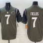 men's & kids New York Jets 7 Justin Fields Jersey 2025 Rivalries Collection F.U.S.E Football Game