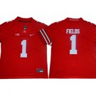 men's & youth Ohio State Buckeyes 1 Justin Fields Jersey Red College Limited Football Player Game