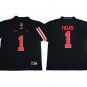men's & youth Ohio State Buckeyes 1 Justin Fields Jersey Black College Limited Football Player Game